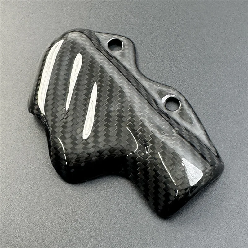 A66P-Motorcycle Carbon Fiber Rear Brake Pump Cover For DUCATI Panigale V4 S R V2 Streetfighter V4/S Protection Cap