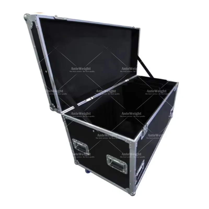 Vcore Hot Sell Large Capacity Flight case Durable Heavy Duty Aluminum Microphone Stand Flight case With Wheels
