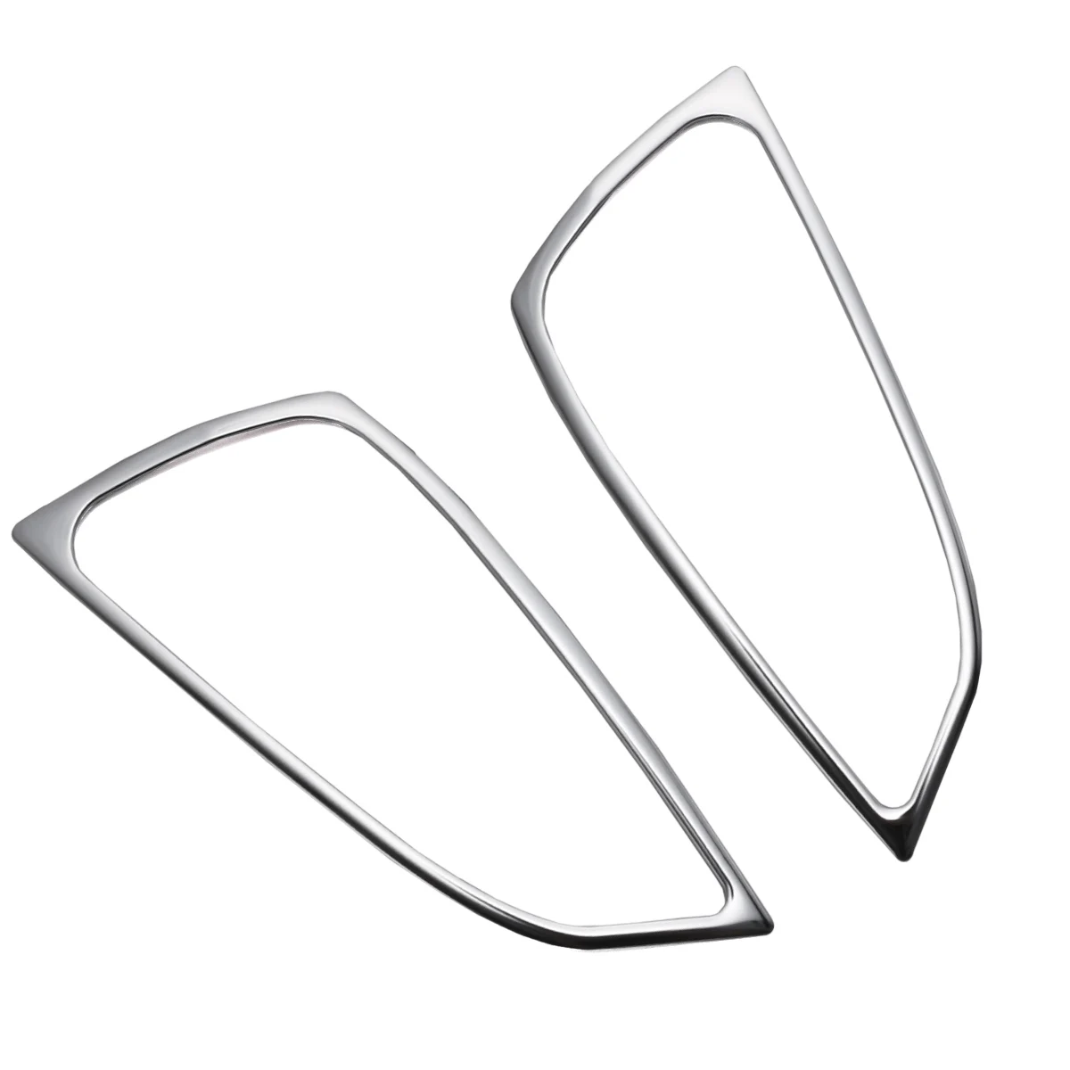 Two-piece set of rear spotlight trim strips for 2020 Toyota YARIS KSP210 MXPA1 MXPH1 car accessories, made of stainless steel
