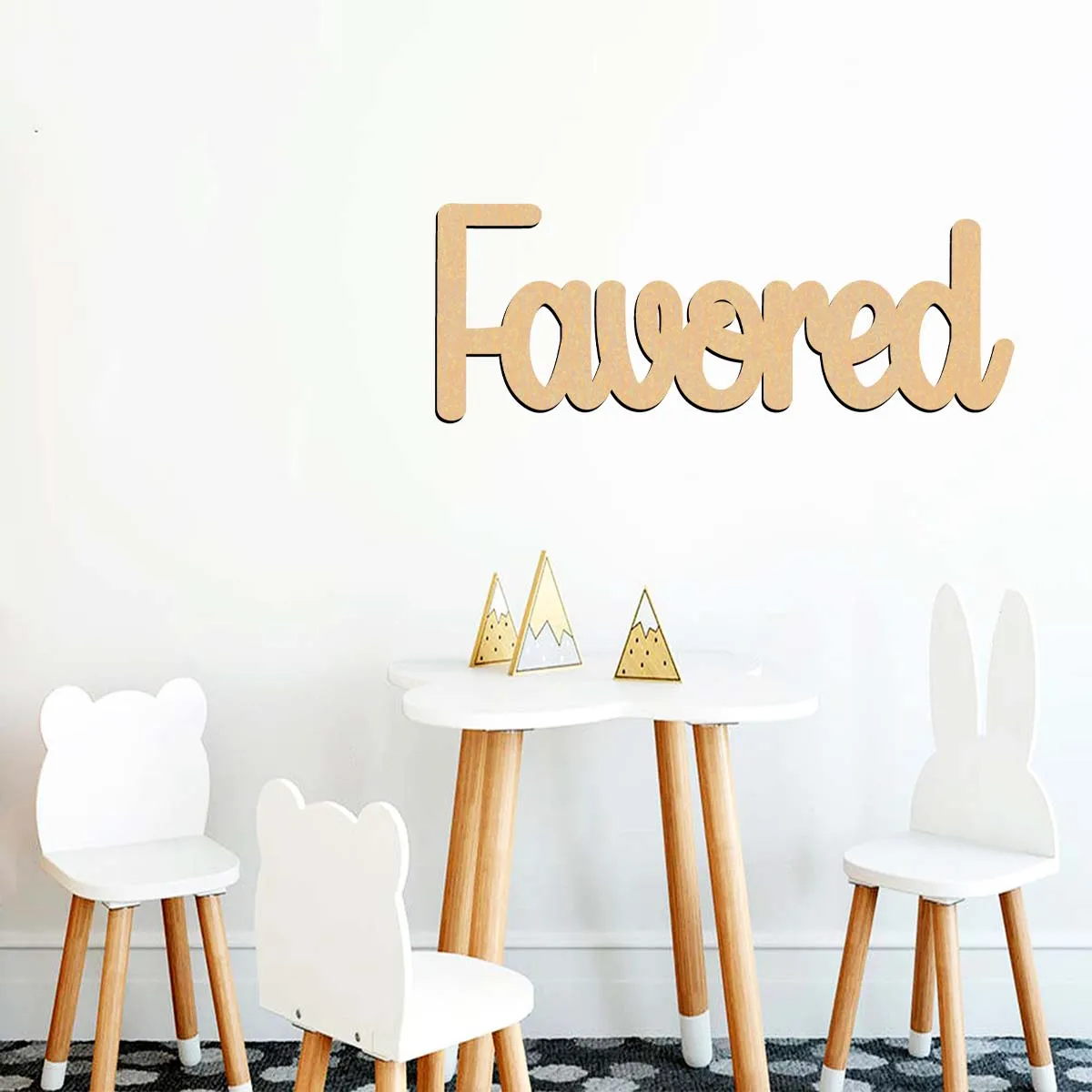 1pc Funny Fauvered Custom Name Laser-Cut Sign Wooden Plaque Wooden Sign Handcrafted with Elegant Cursive Lettering