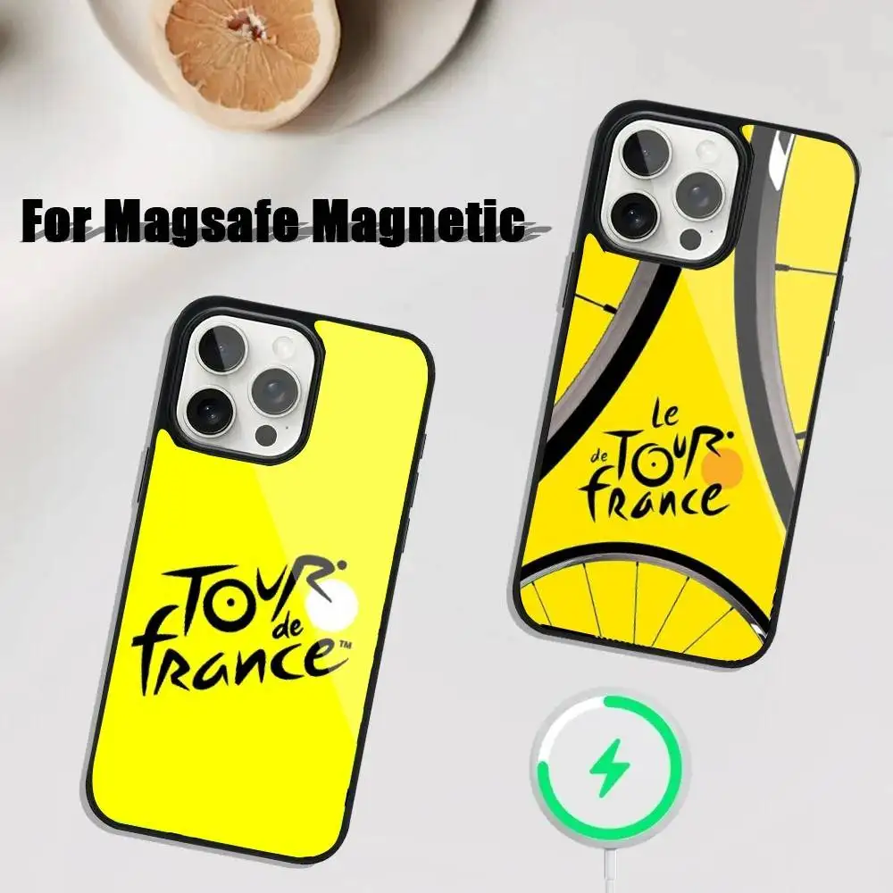 

Bike T-Tour de France Phone Case For iPhone 17,16,15,14,13,12,11,Pro,Max,Plus,Mini,SE4,E Magnetic Magsafe Wireless Charging