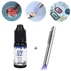 10g 25g UV Resin Glue Quick-Drying Clear Hard Epoxy Resin Glue Ultraviolet Solar Curing DIY Epoxy Resin Mold Jewelry Making Gel