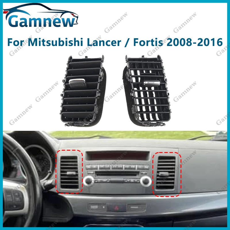 

AC Air Conditioner Vent Outlet For Mitsubishi Lancer Fortis 2008-2016 Car Styling Air Conditioning Grille Outlet