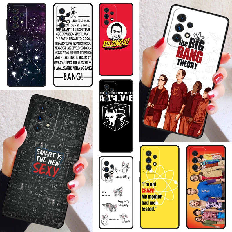 BAZINGA BIG BANG THEORY Phone Case For Samsung Galaxy A52 A72 A73 A20e A21S A50 A70 A11 A12 A42 A31 A40 A51 A71 A32 A80