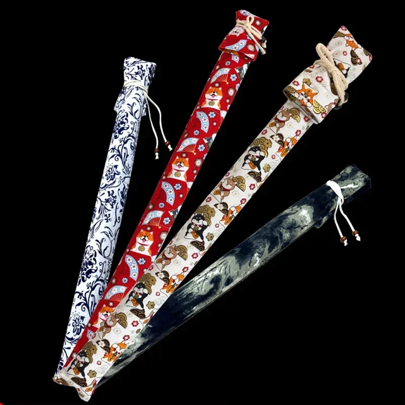 Portable Dust-Proof Flute Storage Bag D-E Tune Bamboo Flute Bag 60/80 Cm Integrated Storage Protective Cover Flute Dustproof Bag