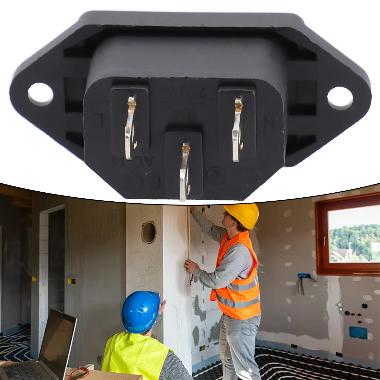 Prese elettriche presa a spina ad alte prestazioni 250V 10A presa di ricarica AC04 connettore maschio femmina di alimentazione con spina integrata