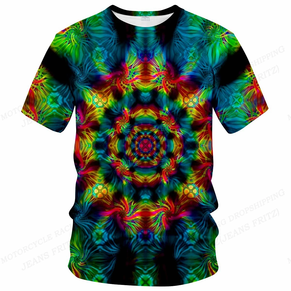 Women\'s T Shirt Trippy Psychedelic 3d Print T-shirt Men Women Fashion T-shirt Short Sleeve Tops Tees Cat Tshirt Women\'s Clothing