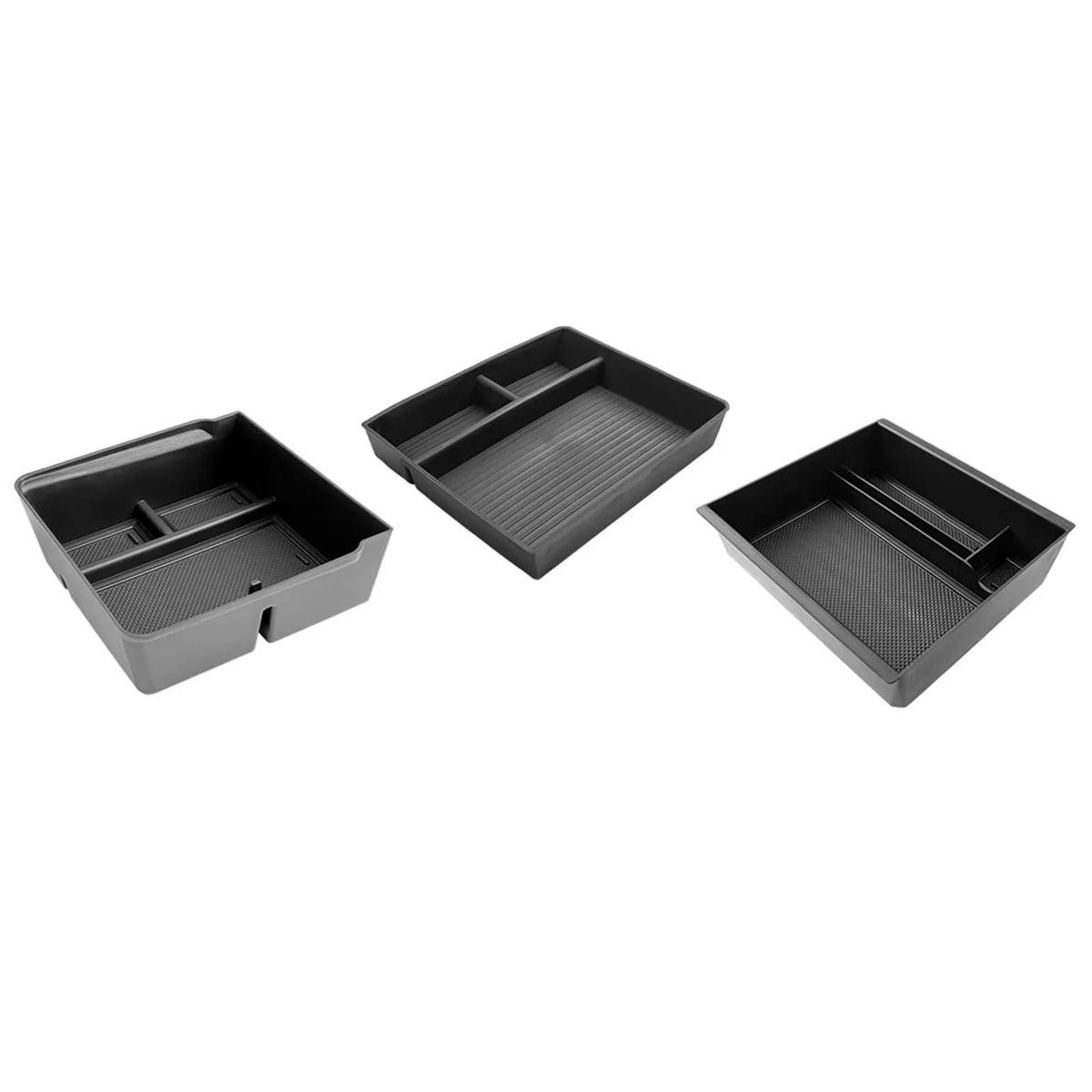 Center Console Organizer Trays for Tesla Model 3 2024 Highland Console Armrest Hidden Drawer Storage Box Accessories