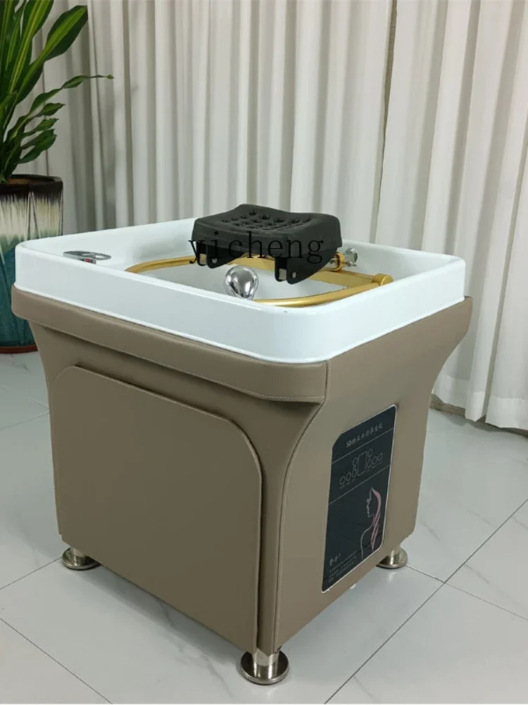 ZC Mobile Shampoo Basin Beauty Salon Ear Cleaning Health Water Circulation Head Treatment Fumigation Spa Machine