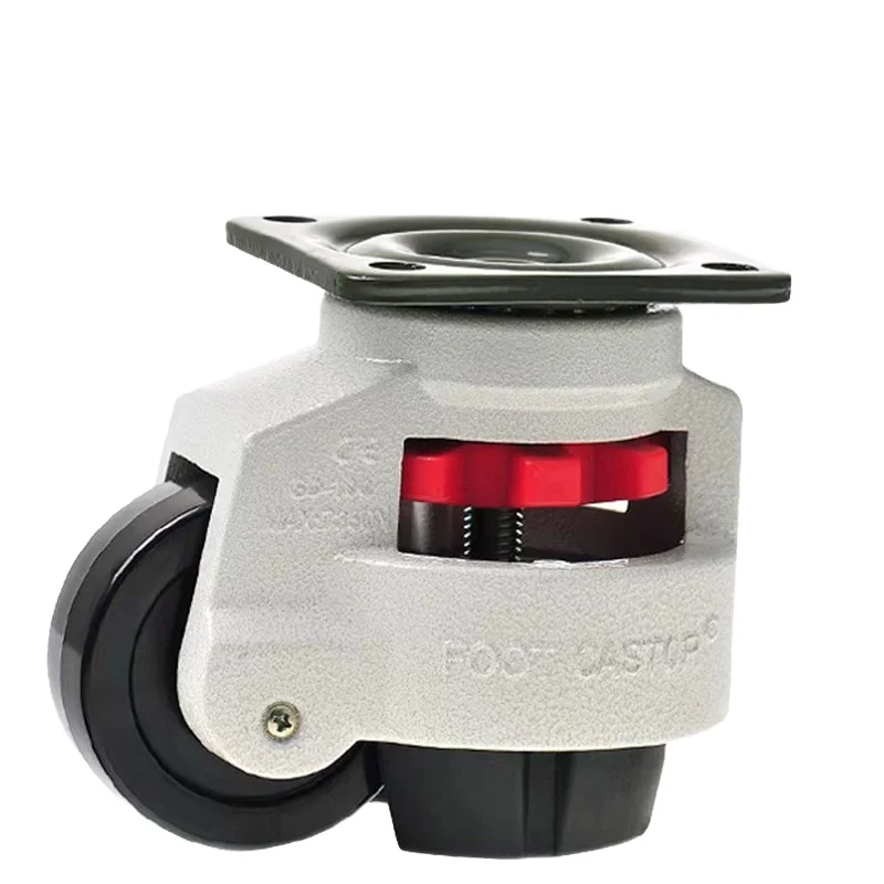 

Fuma Wheel Caster 40F 60F 80F 120F 40S 60S 80S Horizontal Adjustment Swivel Handle Nylon & Rubber Plate Casters OEM Supported