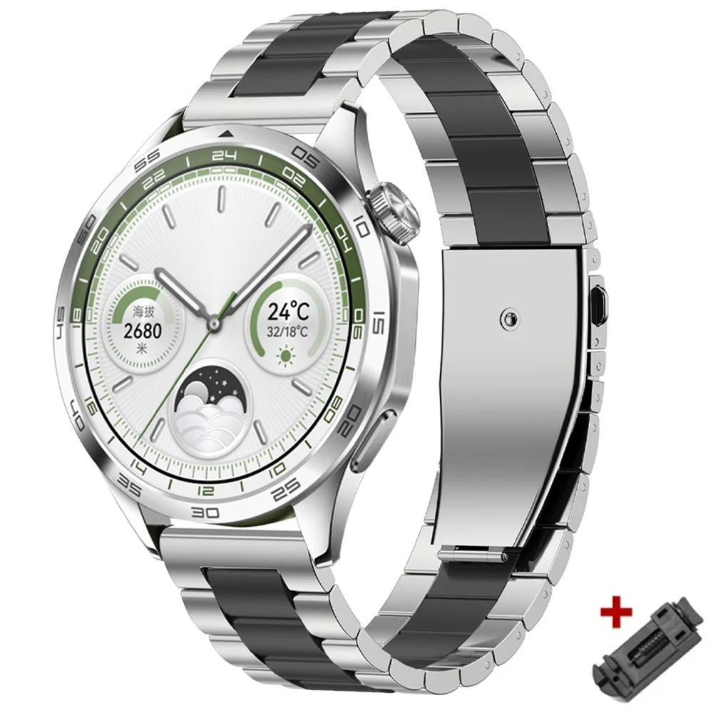 Stainless Steel Strap For HUAWEI WATCH GT 4 46mm Band GT 4 Pro 3 Ultimate Honor GS 3 Pro MagicWatch Bracelet 22mm Metal Business