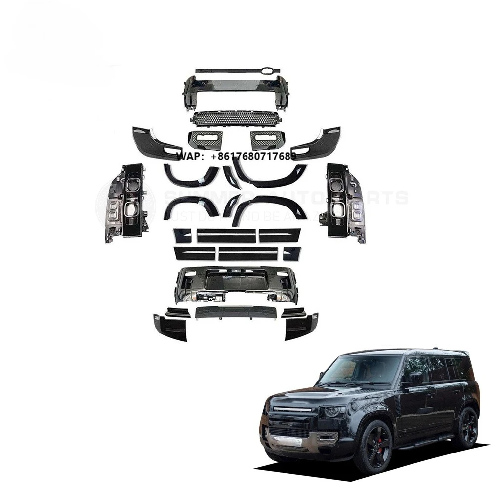 Car Accessories 2023 Upgrade Body Parts Front Bumper  Defender Body Kit for Defender 110 Body Kit