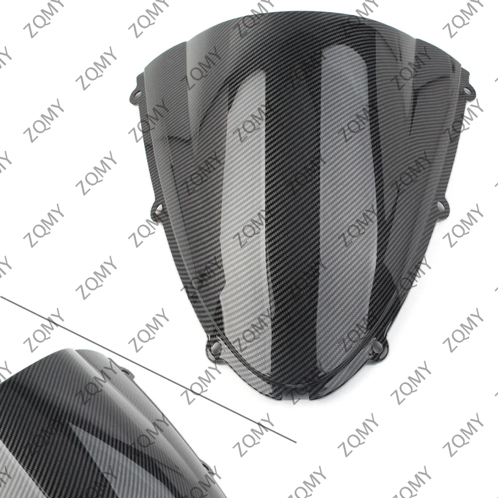 Motorbike Windshield For Kawasaki Ninja ZX6R 636 2005 2006 2007 2008 Windscreen Double Bubble Wind Screen Shield Deflector