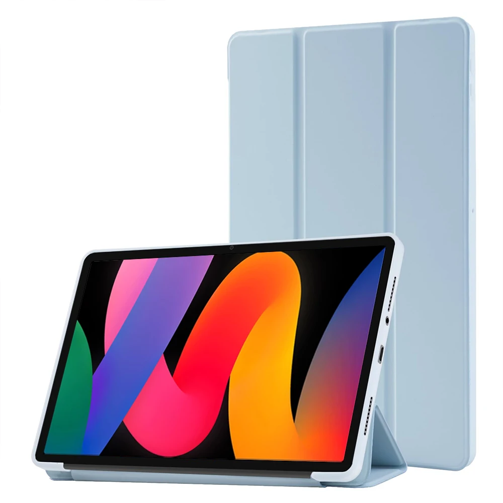 NONE Silikonhülle für RedMi Pad 2 11 Zoll, RedMi Pad SE 11, RedMi Pad SE 8.7, faltbare Hülle mit automatischer Sleep/Wake-Abdeckung 7