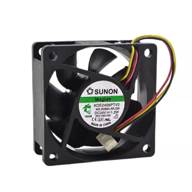 1pcs * KDE2406PTV2 ORIGINAL NEW COOLING FAN 24V 1.2W 6025 60*60*25mm RADIATOR