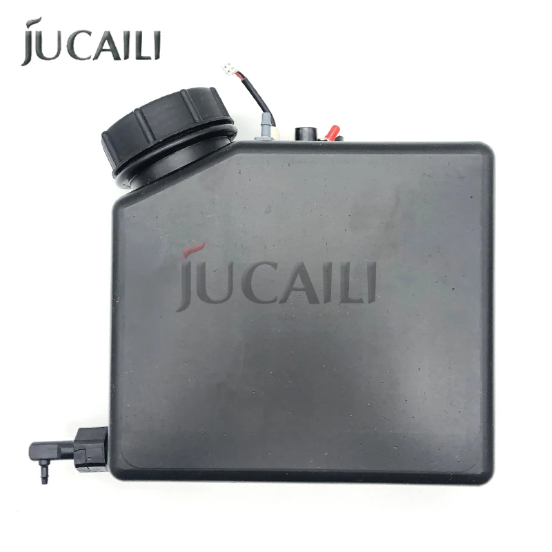 Jucaili 1.5L UV Ink tank with Level Sensor/alarm Buzzer for Inkjet Printer UV Ink Cartridge Single Exit