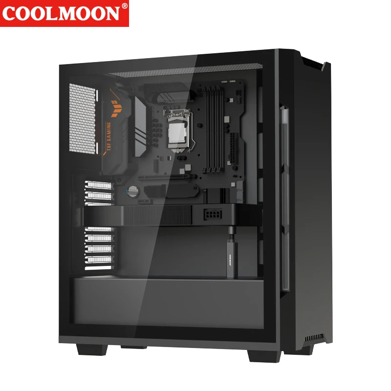COOLMOON-soporte giratorio telescópico ajustable para tarjeta gráfica, soporte magnético para tarjeta de Video GPU para PC de escritorio