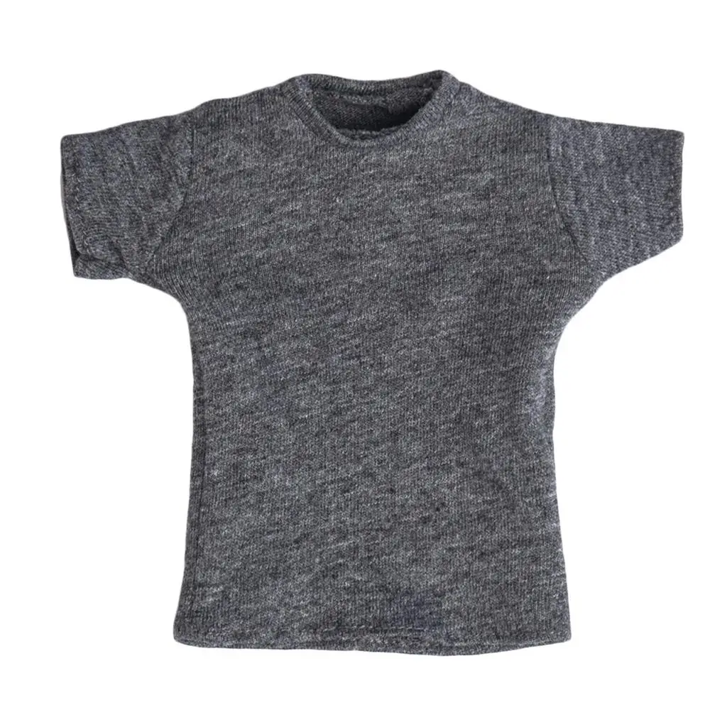 1/6 Scale Doll Clothes Fabric Soldier T-shirt for 12in Action Figure Hobby Dress-up Fashion Accessories Collectible