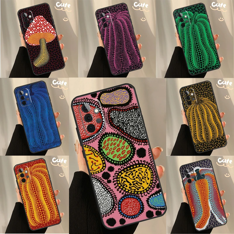 Yayoi Kusama Pumpkin Art Case For Samsung Galaxy A14 A24 A34 A54 A12 A22 A32 A52 A72 A51 A71 A13 A33 A53 A73 Coque