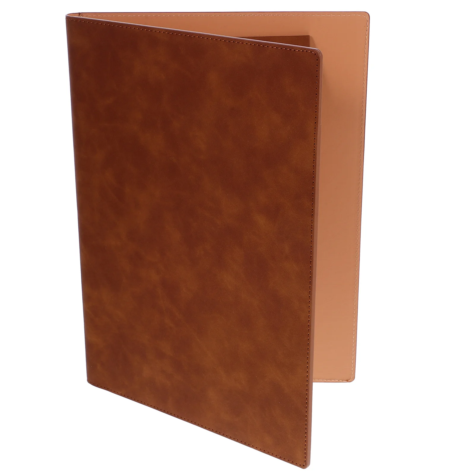 A4 Business Folder Magnetic Contract ganizer Portfolio Document Binder Brown Multifunctional Office File Storage