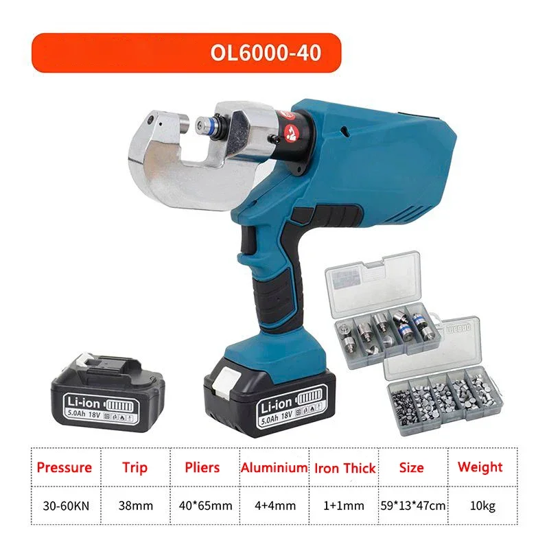 Professional Hydraulic Punch Riveter for Aluminum Body, Auto Sheet Metal Press Riveting and Removal Tool Mold