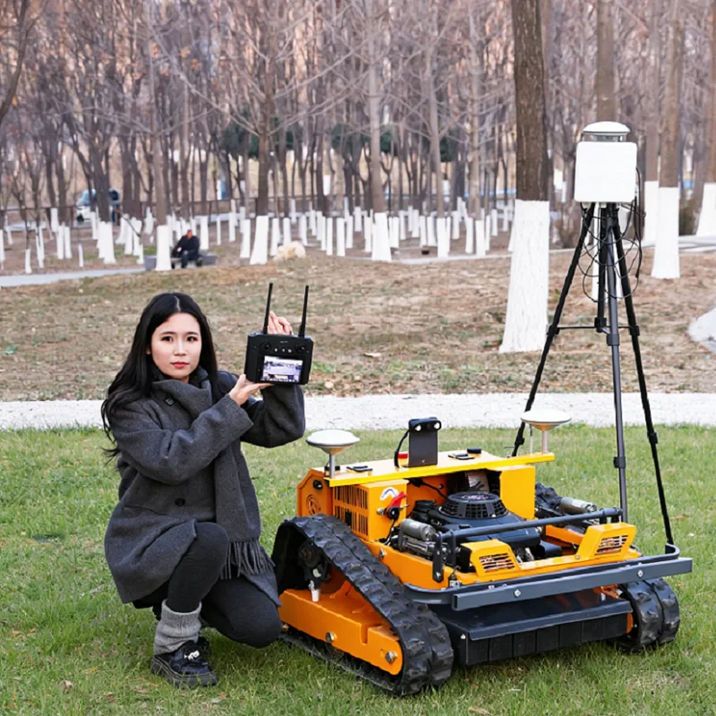 

Customized lawn mower, remote-controlled cordless electric lawn mower suitable for farm greening, link rod flail mower