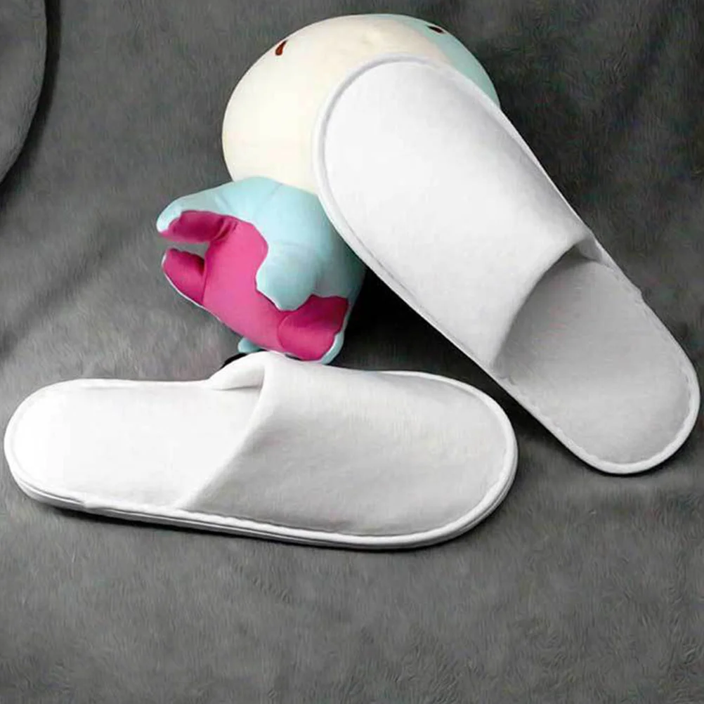 10 Pairs Disposable Indoor Slippers Non Spa Guest Hotel Shoes Lightweight Foot Bathing Travel Business Trip Essential 100%