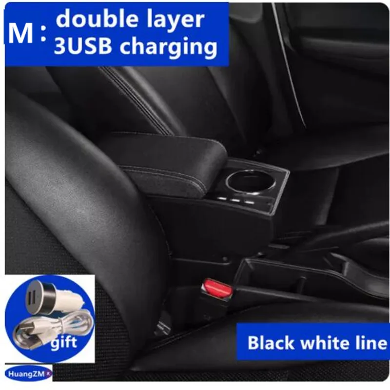 Voor Volkswagen UP Armsteun Doos Voor Skoda Citigo VW UP Seat Mii Auto Armsteun Console Opbergdoos Bekerhouder Auto Accessoires