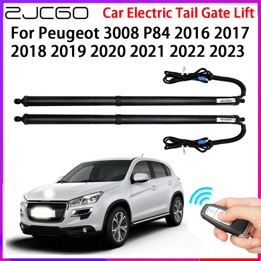 ZJCGO Car Automatic Tailgate Lifters Electric Tail Gate Lift Assisting System for Peugeot 3008 P84 2016~2023