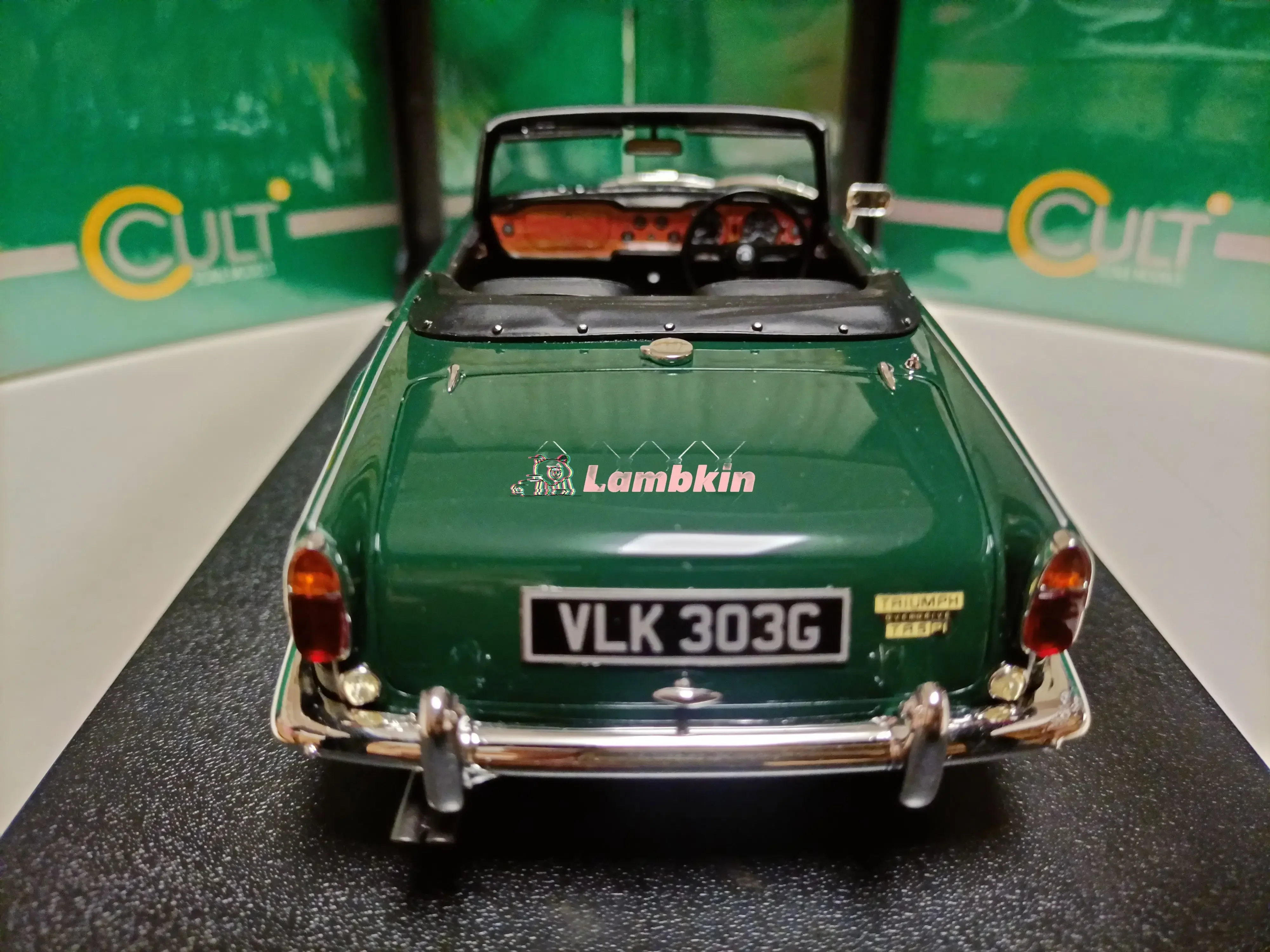 Культовый 1:18 Lotus Roadster TR5 Pi 1968, британская зеленая модель, классические старые автомобили, миниатюрная модель автомобиля