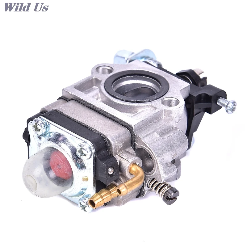 15mm Carburetor Kit For Brushcutter 43cc 49cc 52cc Strimmer Cutter Chainsaw Carb For 2-Stroke Scooter Mini Pocket Chopper Bike