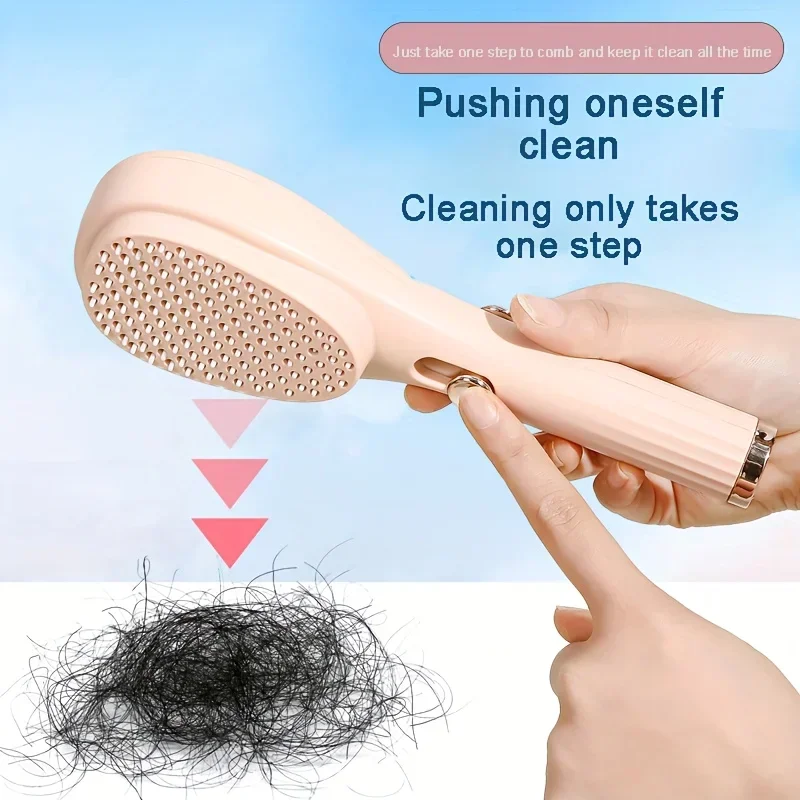 Telescopic Comb Magic Comb Scalp Cleaning Portable Fluffy Scalp Massage Brush Self-Cleaning Hair Comb Women Salon Styling Tool