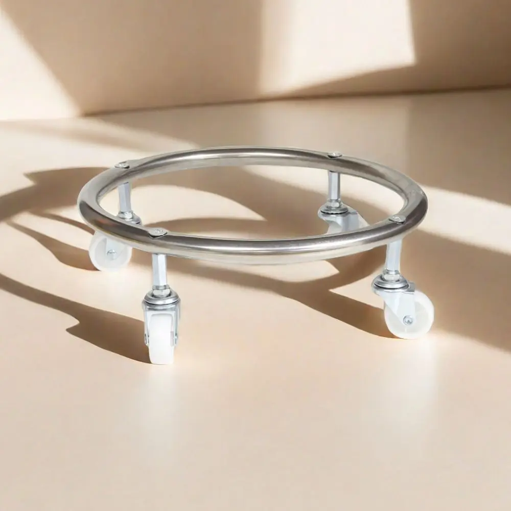 دائم المنقولة خزان الغاز قاعدة الفرامل عجلة اسطوانة حامل قوي آمن ثابت خزان حامل دوللي المنزل #4