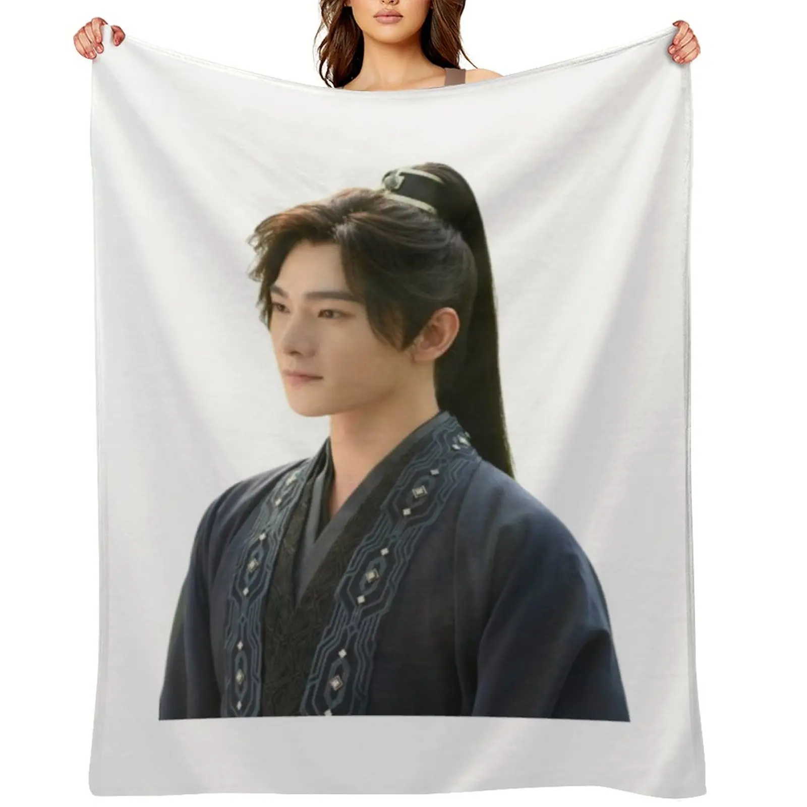 

Yang Yang From Who Rules The World (2022) Throw Blanket Soft Plush Plaid Kid'S Hair Quilt Blankets