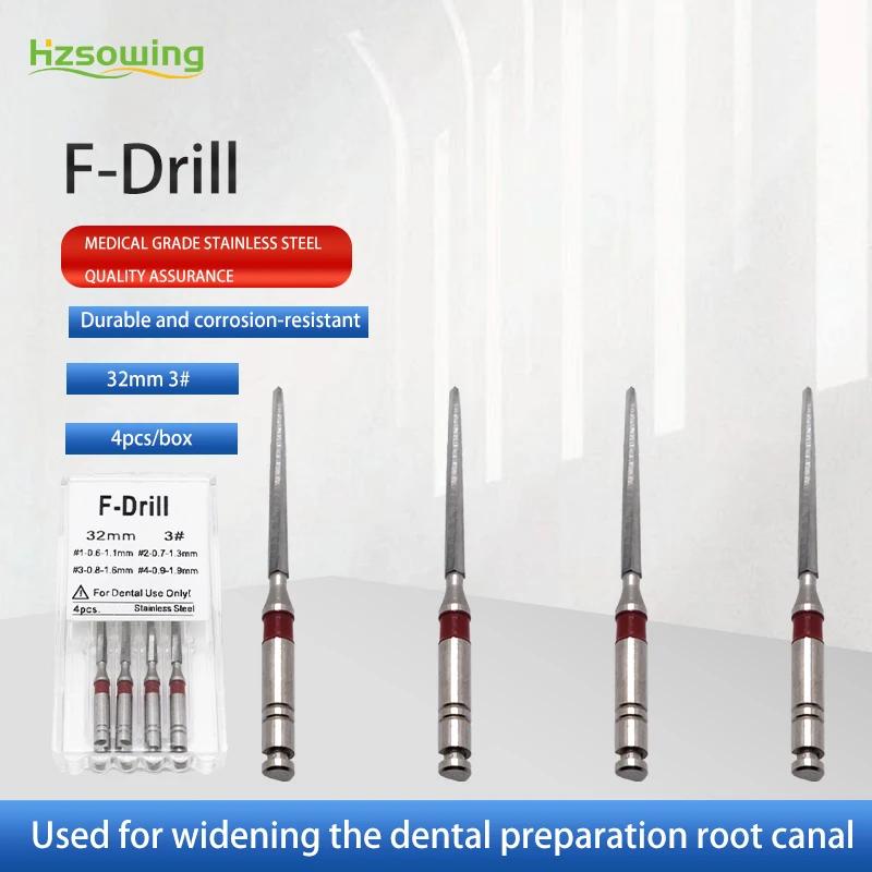 

Dental F Drills Root Canal Files Stainless Steel Drills Endo Files Materials Expander for Fiber Post