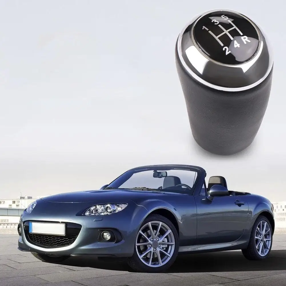 Aesthetic Upgrade PU Leather Gear Shift Knob Designed Specifically to Fit a Variety of For MAZDA Vehicle Models