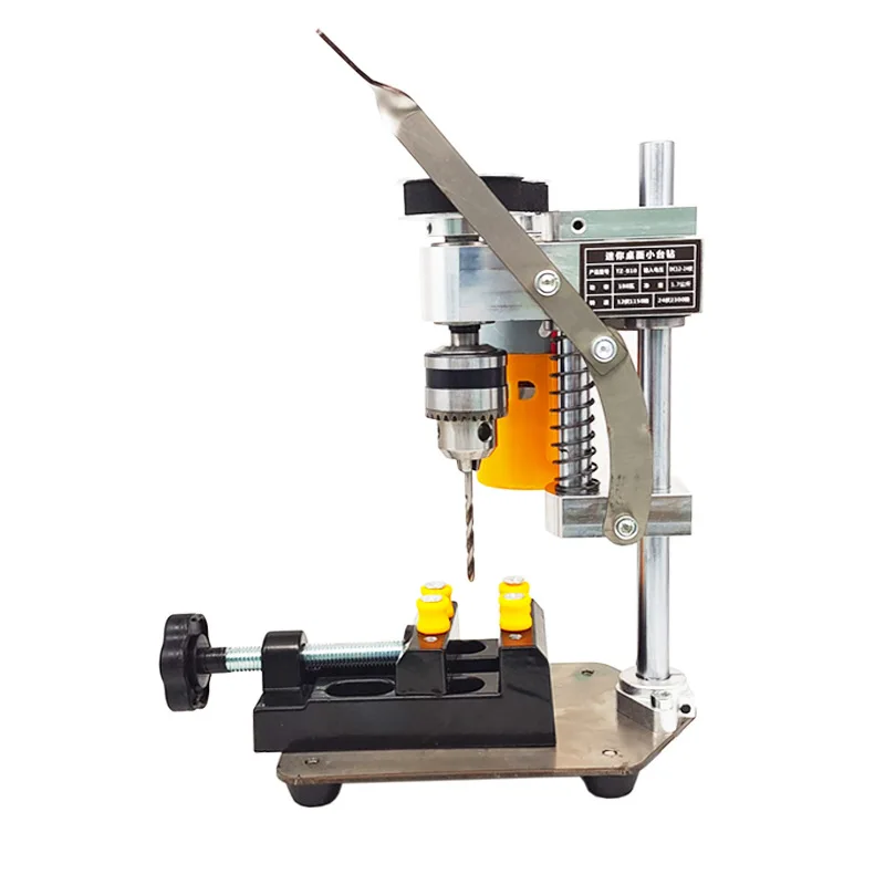 Imagem -02 - Mini Pequeno Micro Desktop Drill Faça Você Mesmo Precision Ver Repair Tools Máquina de Perfuração Doméstica dc
