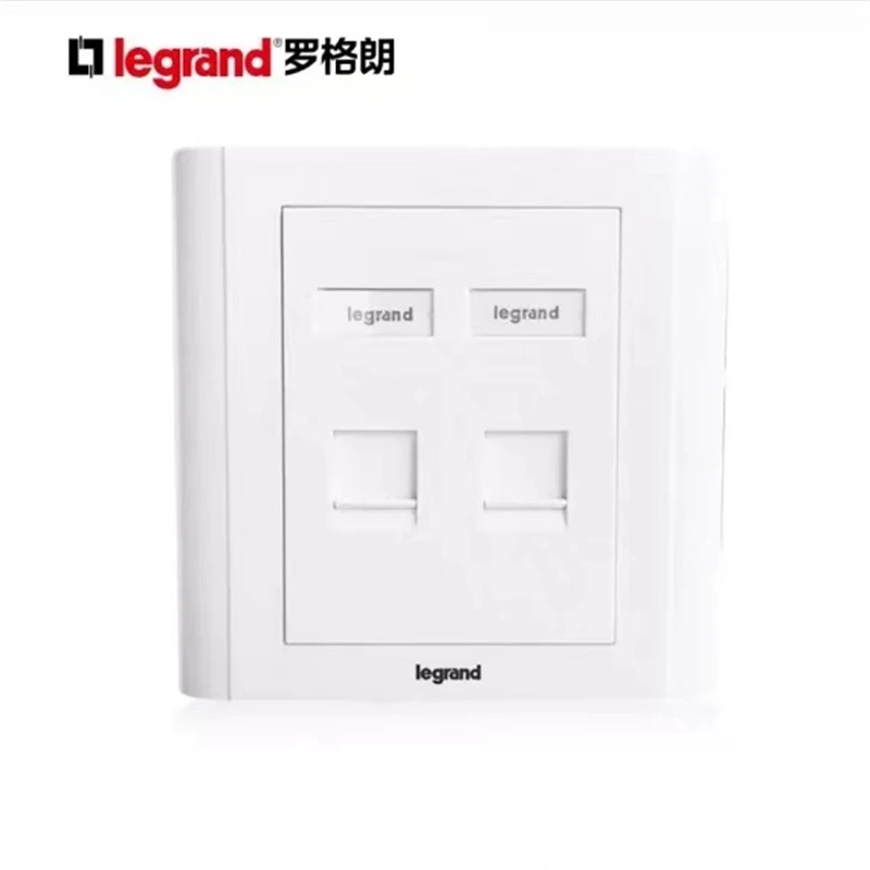 TCL Legrand style 10pcs single port double port four port network telephone panel module socket panel 86 panel