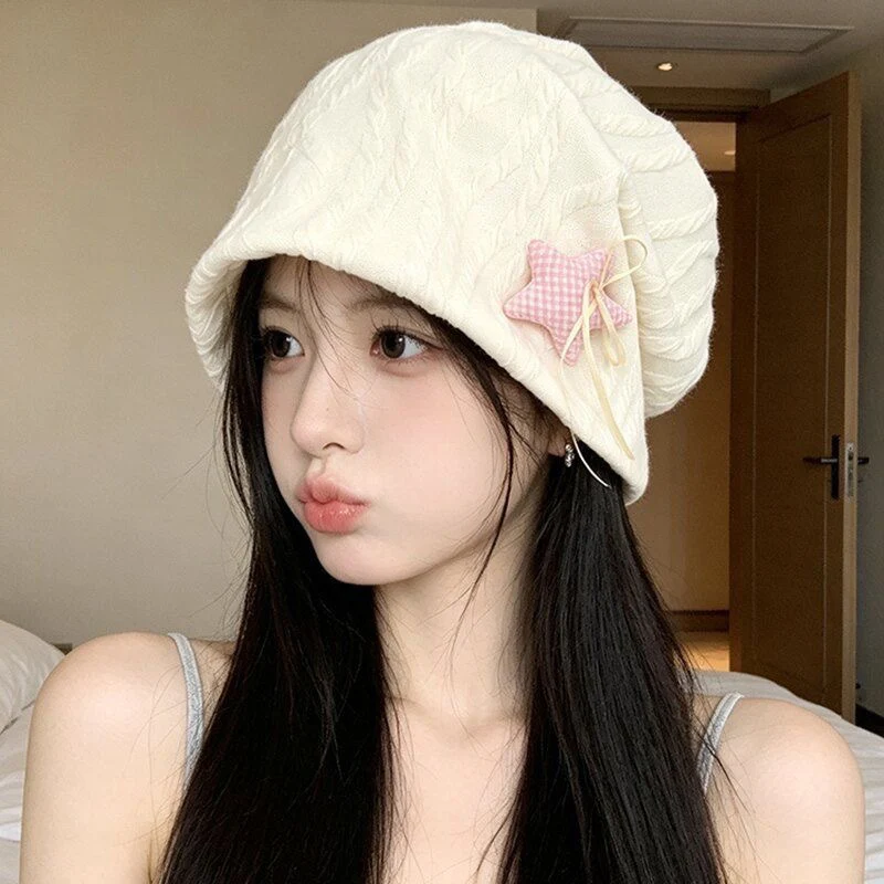 Versatile confinement hat air-conditioned room head protection pile of hats sweet windproof sleeping air conditioning cold hat