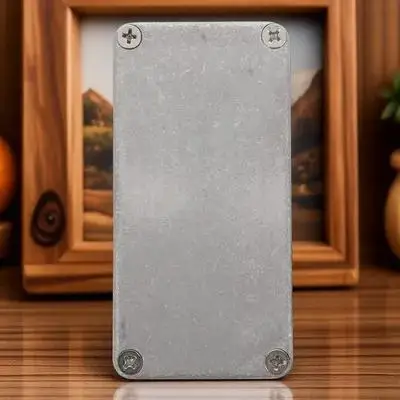 

1pc Aluminum Case Pedal Enclosure Replacement Diecast Box Corrosion Resistant Surface Silver Durable Easy Use Guitar