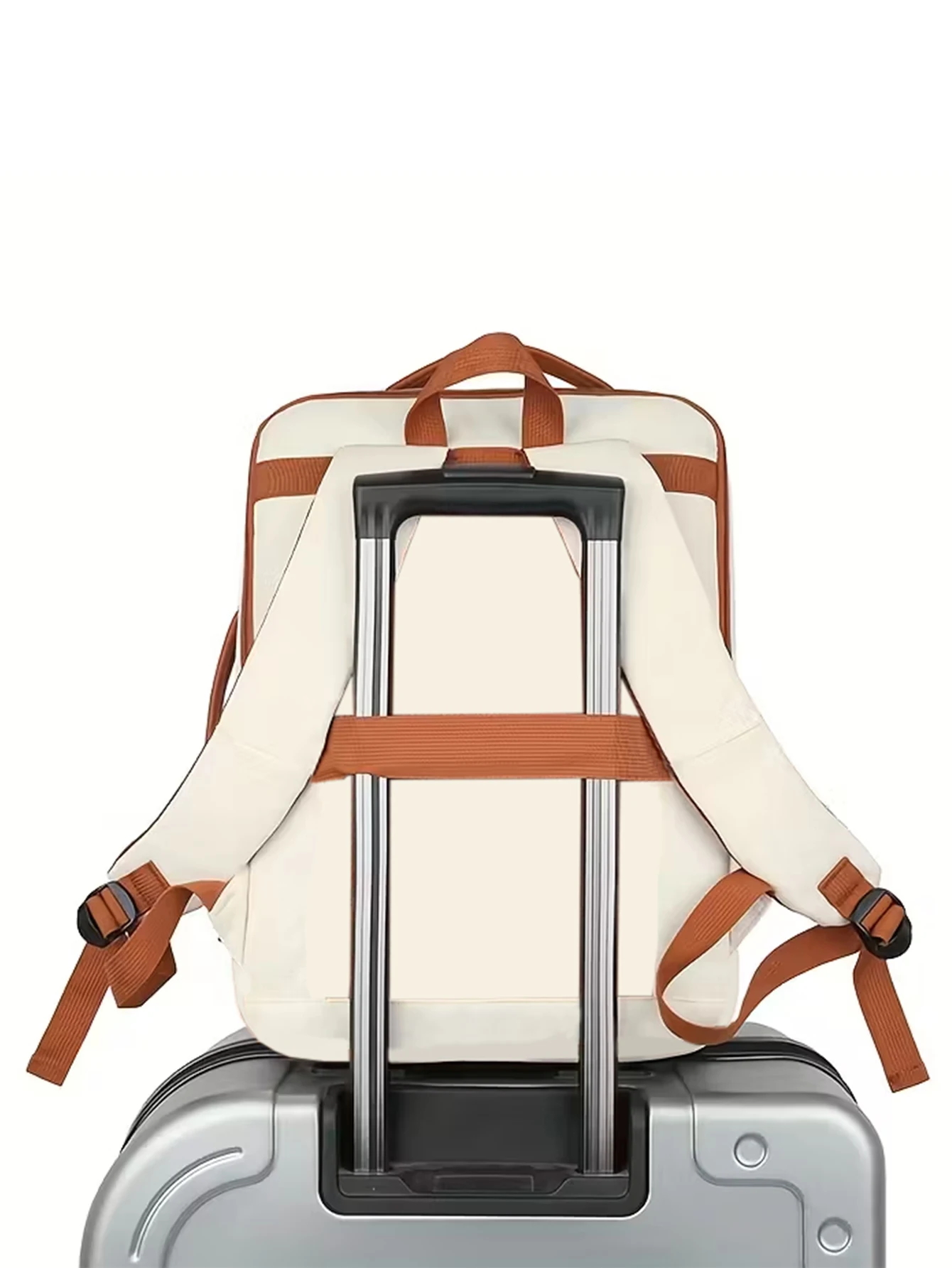Versatile Travel Laptop Backpack with Trolley Sleeve, Spacious Business Bag for Men & Women, Ideal for Work and Commuting view 2