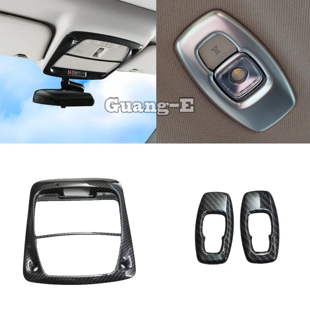 

For Renault Kadjar 2016 2017 2018 2019 Car Styling Front Inner Rear Tail Read Reading Switch Light Lamp Frame Trim