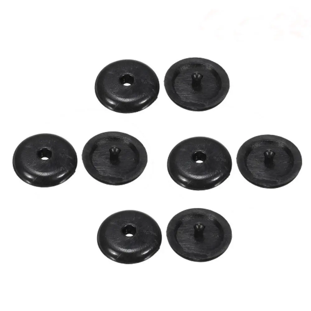 10Pcs Car Parts Black Plastic Car Safety Seat Belt Stopper Spacing Limit Buckle Clip Retainer Seatbelt Stop Button