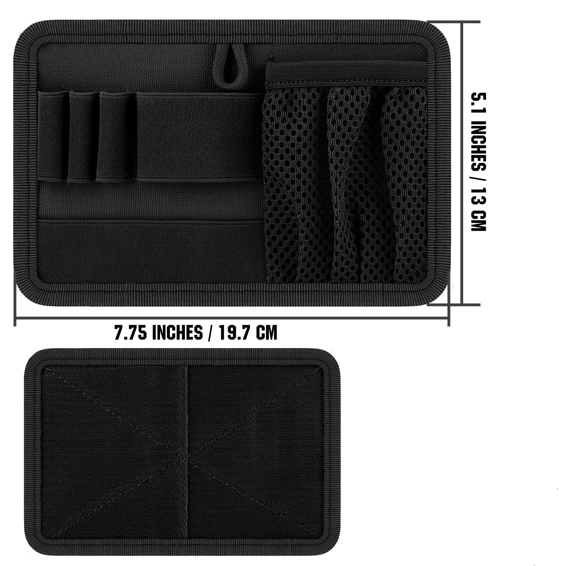 منظم لوحة إدراج حقيبة تكتيكية، منظم لوحة إدارة المرافق مع خطاف وحلقة مع مثبتات خطافية لحزم الظهر