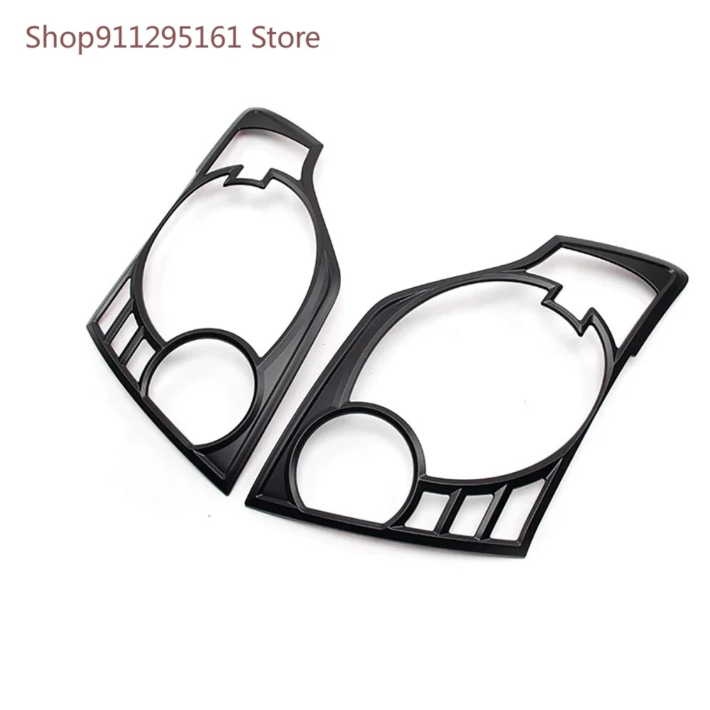 

Front Headlamp Decoration Cover Car Styling Accessories Fit For 2007 -2020 Mitsubishi Pajero V93 V97 V87 Matte Black Auto Parts