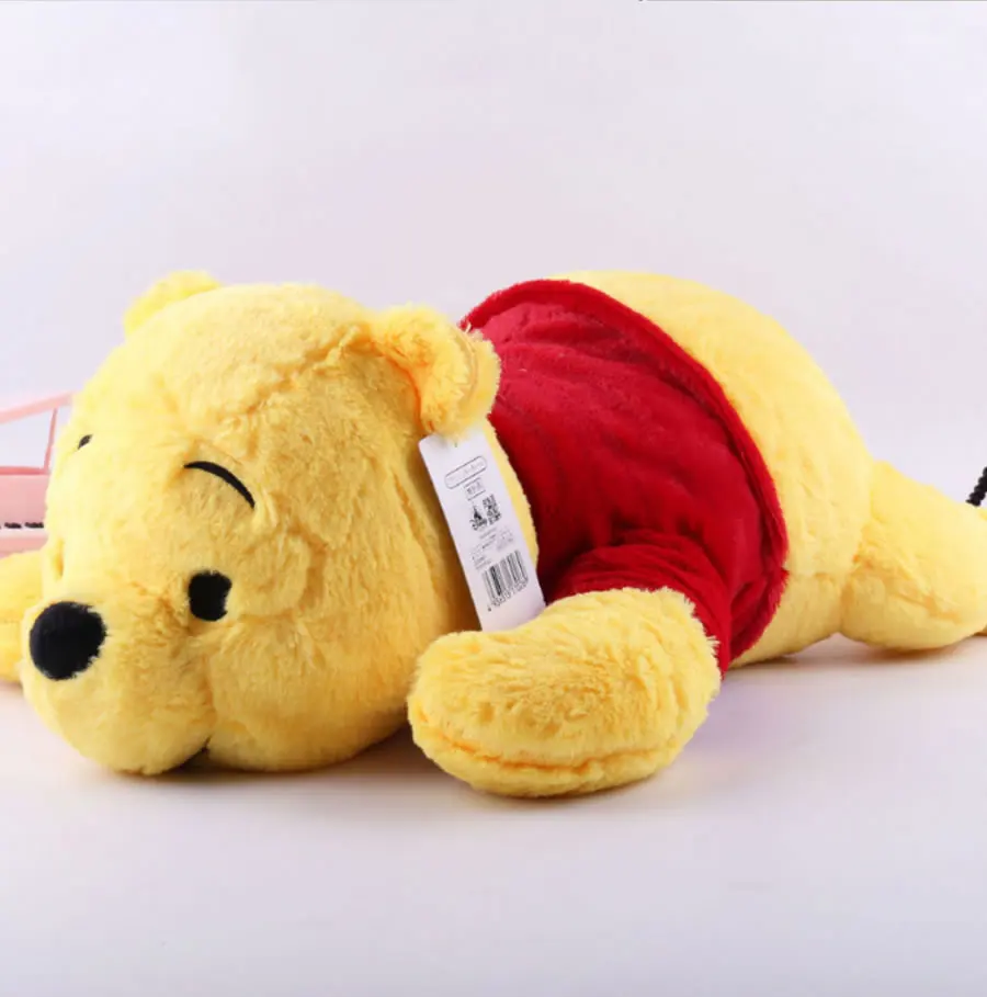 Flauschige große Plüschtiere 55cm Winnie Puuh Kissen Riesiger Plüschbär Niedliche Zimmerdekoration Kuschelkissen für Dekoration Ostergeschenk – Detail 7