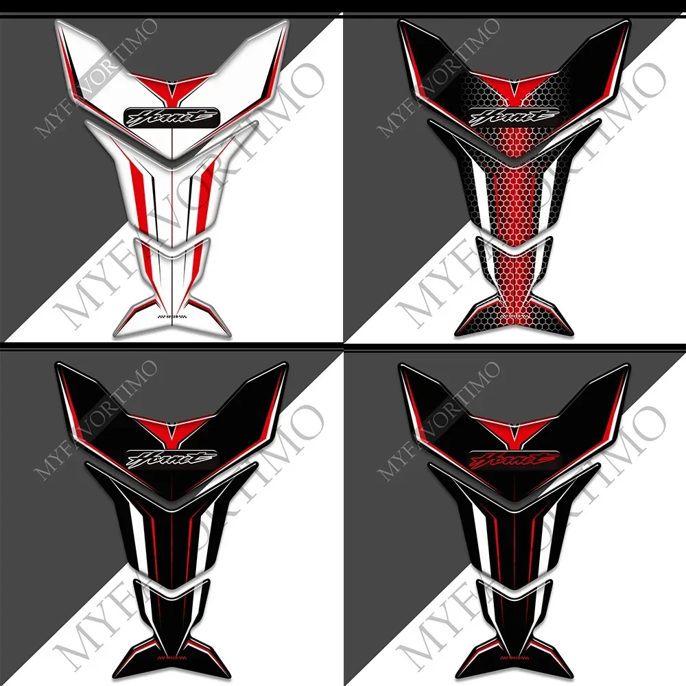 For Honda Hornet 160 919 CB600F CB250F 160R 250 600 900 Tank Pad Protection Decals Gas Fuel Oil Kit Knee Fish Bone