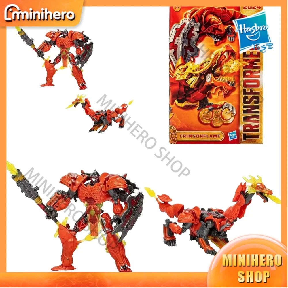 

In Stock Original Hasbro Transformers Crimsonflame Deluxe Class Articulated Super Action Figure Collectible Model for Adults