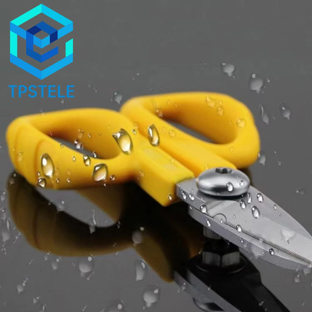 مقص كهربائي Never Rust KS-1 Miller، تصميم سن المنشار يمكنه قطع الألياف البصرية كيفلر/غزل أراميد/كابل الشبكة/الأسلاك النحاسية