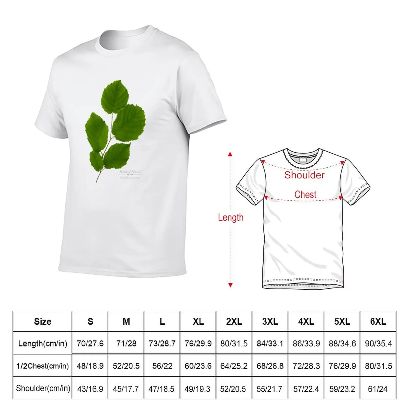 Beaked Hazel Tree T-Shirt Blouse Short sleeve tee mens graphic t-shirts pack